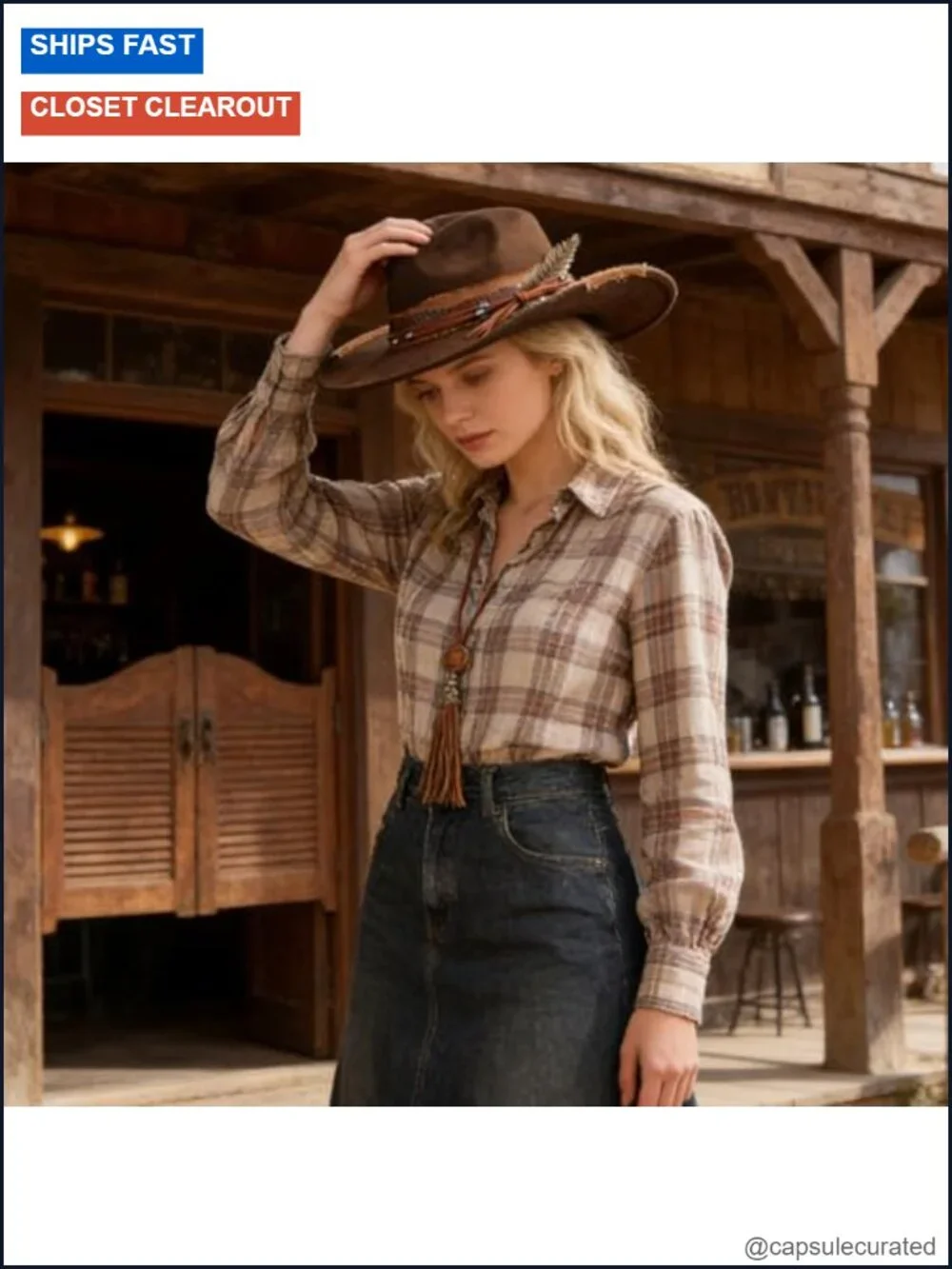 Handmade Wide Brim Fedora Hat Suede Fabric for Men Women Western Rancher Style